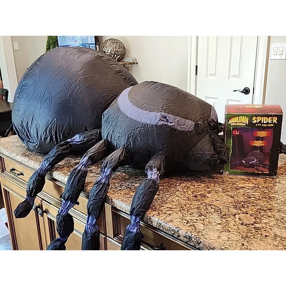 Gemmy Airblown Inflatable 2005 Spider 4 Ft. AC Adapter In Box Halloween Works!!